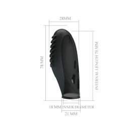 Вібратор PRETTY LOVE GILO 18mm Fingering - 7