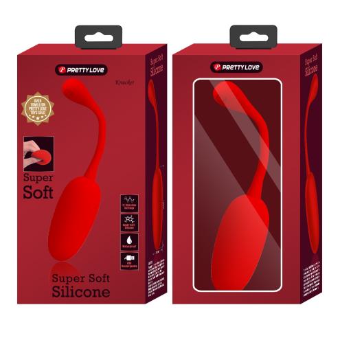 Виброшарик PRETTY LOVE KNUCKER Red, 12 vibration functions Memory function