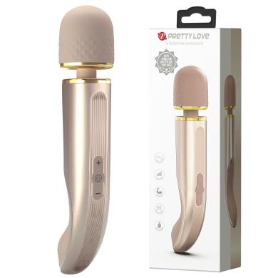 Вібромасажер PRETTY LOVE Interesting Massager Gold 5 рівнів швидкий контроль 7 vibration functions