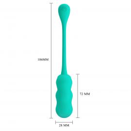 Виброяйцо с дистанционным пультом управления PRETTY LOVE LESHY Dream Chaser 4, Green - 5