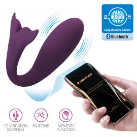 Вібратор для двох PRETTY LOVE Jayleen, 12 vibration functions Long-distance Control - 8