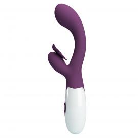 Вібратор PRETTY LOVE Butterfly Kiss purple - 10