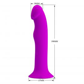 Вібратор PRETTY LOVE Murray PURPLE, 12 vibration functions 12 pulse wave settings Suction base - 3