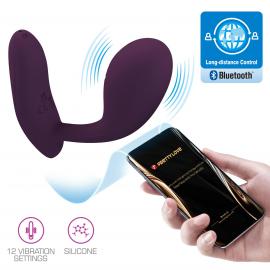 Вібратор PRETTY LOVE Baird Purple, 12 vibration функцій Mobile APP Long-distance Control - 4