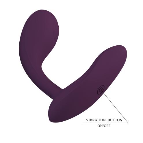 Вибратор PRETTY LOVE Baird Purple, 12 vibration functions Mobile APP Long-distance Control