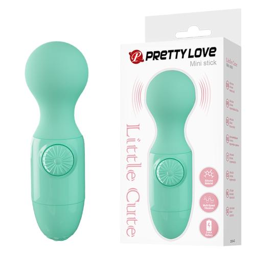 Вибромассажер PRETTY LOVE Mini stick Green, Little Cute Vibration