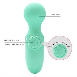 Вібромасажер PRETTY LOVE Mini stick Green, Little Cute Vibration - 4