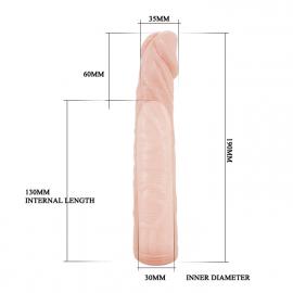 Насадка на пеніс SILICONE SLEEVE - 6