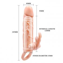 Насадка на пеніс BAILE BRAVE MAN 10 Vibraton - 6