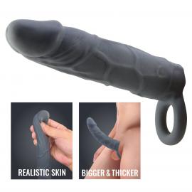 Насадка на пенис PRETTY LOVE Realistic Penis Sleeve, TPR - 8