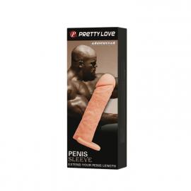 Насадка для члену Pretty Love Penis Sleeve Medium Flesh - 5