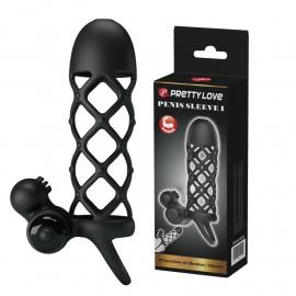 Насадка PRETTY LOVE PENIS SLEEVE I, 10 vibration functions - 1