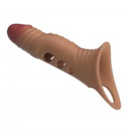 Насадка на пеніс Pretty Love 8.7 Vibrating Penis Sleeve Extender - 7