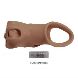 Насадка на пеніс Pretty Love 8.7 Vibrating Penis Sleeve Extender - 9