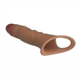 Насадка на пеніс Pretty Love 8.7 Vibrating Penis Sleeve Extender - 5