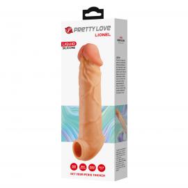 Насадка на пеніс PRETTY LOVE Lionel, Liquid silicone, GET YOUR PENIS THICKER, TPR - 10