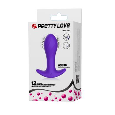 Анальная пробка PRETTY LOVE MORTON Massager 12 Functions USB