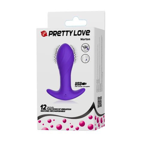 Анальна пробка PRETTY LOVE MORTON Massager 12 Functions USB