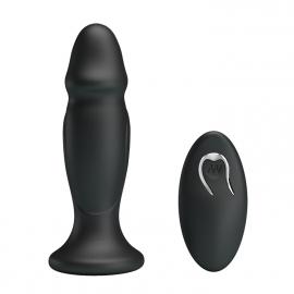 Анальна пробка з вібрацією MR Play Super Rower Powerful Vibrating Anal Plug, чорна