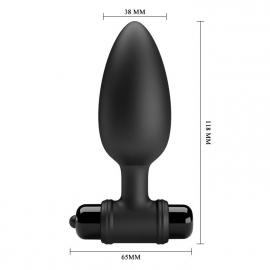 Анальна пробка PRETTY LOVE -VIBRA BUTT PLUG II - 5