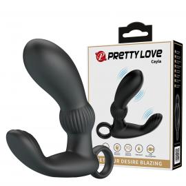 Массажер простаты PRETTY LOVE Cayla black, 12 vibration functions - 1