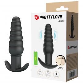 Анальна пробка з вібрацією Pretty Love Aeolis Vibrating Anal Plug - 1