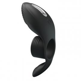 Ерекційне вібро-кільце PRETTY LOVE - Vibration Penis Sleeve 7 FUNCTIONS BLACK - 4