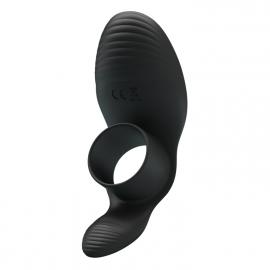 Ерекційне вібро-кільце PRETTY LOVE - Vibration Penis Sleeve 7 FUNCTIONS BLACK - 10