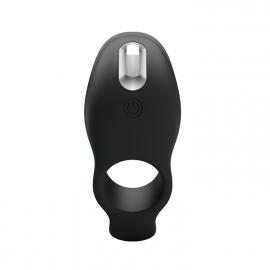 Ерекційне вібро-кільце PRETTY LOVE - Vibration Penis Sleeve 7 FUNCTIONS BLACK - 6
