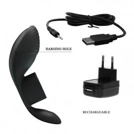 Ерекційне вібро-кільце PRETTY LOVE - Vibration Penis Sleeve 7 FUNCTIONS BLACK - 3