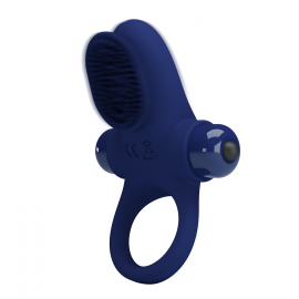 Віброкільце для члена Pretty Love Vibrant Penis Ring II, синє - 3