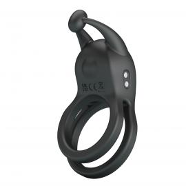 Ерекційне кільце Pretty Love Goodwin Vibrating Double Penis Ring - 9