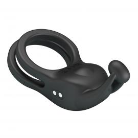Ерекційне кільце Pretty Love Goodwin Vibrating Double Penis Ring - 6