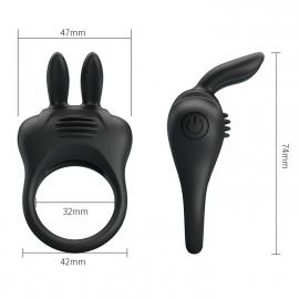 Эрекционное виброкольцо PRETTY LOVE - DAVION, Silicone Vibration - 8