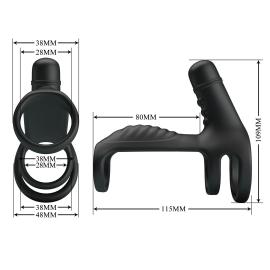 Фиксатор для пениса Pretty Love Vibrating Penis Sling - 7