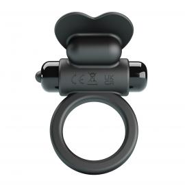 Віброкільце PRETTY LOVE VIBRANT PENIS RING DEBONAIRE Black, 10 vibration functions - 4