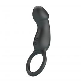 Віброкільце PRETTY LOVE Trae black, 7 vibration functions Memory function - 9