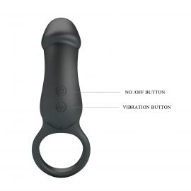 Віброкільце PRETTY LOVE Trae black, 7 vibration functions Memory function - 5