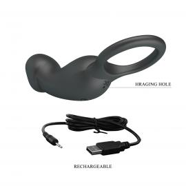 Віброкільце PRETTY LOVE Trae black, 7 vibration functions Memory function - 4