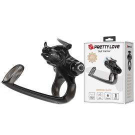 Віброкільце PRETTY LOVE BULL WARRIOR, 10 vibration functions - 1