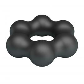 Эрекционное кольцо Crazy Bull Super Soft Silicone Clauzell, черное - 2