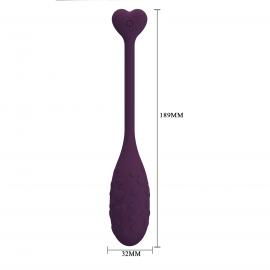 Віброяйце PRETTY LOVE Fisherman Purple, 12 vibration functions Mobile APP remote control - 5