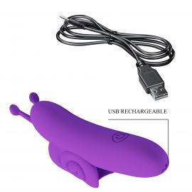Вібростимулятор PRETTY LOVE Snail Honey Finger, 10 vibration functions Memory function - 11