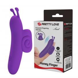 Вібростимулятор PRETTY LOVE Snail Honey Finger, 10 vibration functions Memory function - 1