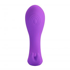 Вібростимулятор PRETTY LOVE Idabelle Purple, 12 vibration functions 12 pulse wave settings Wireless - 5