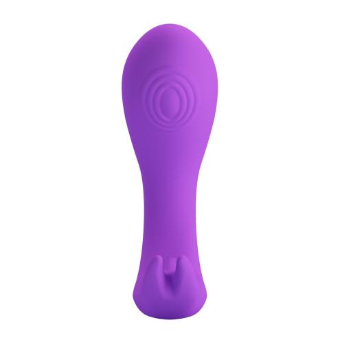 Вібростимулятор PRETTY LOVE Idabelle Purple, 12 vibration functions 12 pulse wave settings Wireless