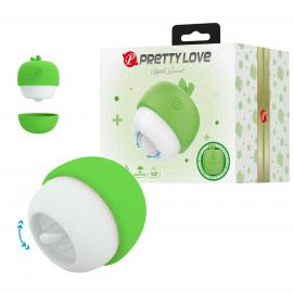 Вібростимулятор PRETTY LOVE APPLE SECRET, 12 licking settings, Silicone ABS - 1