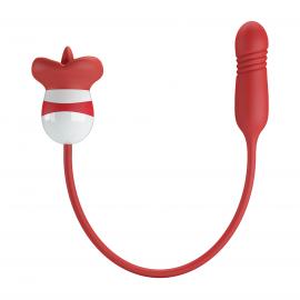 Вібростимулятор PRETTY LOVE Ashlynn, 5 vibration functions 5 thrusting settings 5 licking settings - 7