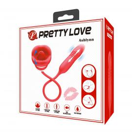 Вібростимулятор PRETTY LOVE Ashlynn, 5 vibration functions 5 thrusting settings 5 licking settings - 3