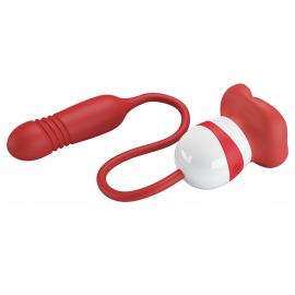 Вібростимулятор PRETTY LOVE Ashlynn, 5 vibration functions 5 thrusting settings 5 licking settings - 5